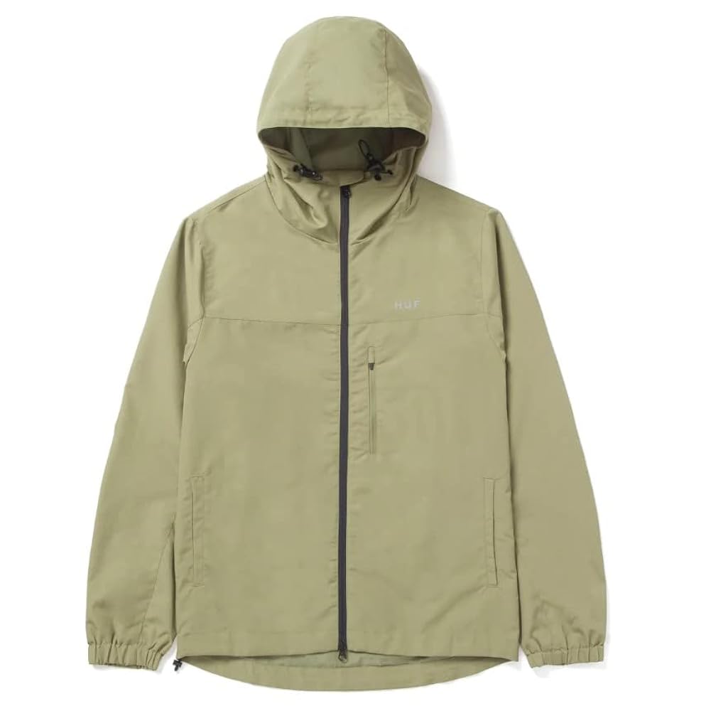 HUF ESSENTIALS ZIP SHELL JACKET ネイビー L HUF （ ハフ ジャケット ） ESSENTIALS ZIP STANDARD SHELL